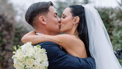 Paulo Dybala y Oriana Sabatini publicaron fotos de su casamiento y un detalle se robó todas las miradas