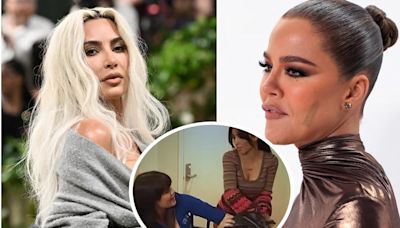 Khloé Kardashian desafió a su hermana Kim a recrear la pelea del bolso de “Keeping Up With The Kardashians”