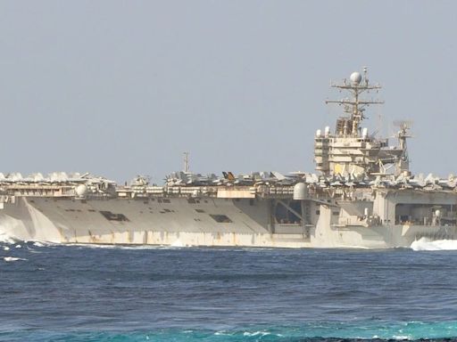 The US Navy is on its fourth aircraft carrier as its warships react to fighting in the Middle East