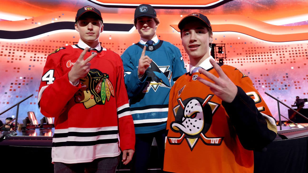 NHL draft grades: Why the Sharks, Utah Hockey Club each get an A+