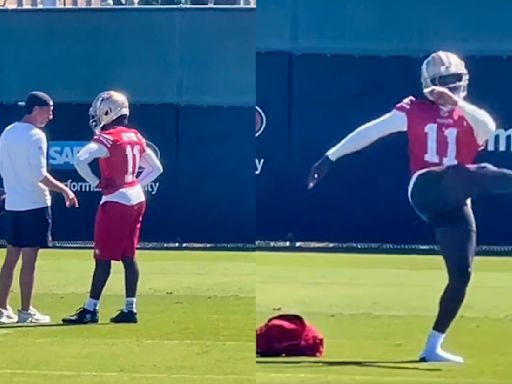 ...Camera "Throwing A Tantrum" At Practice After Getting Called Out By HC Kyle Shanahan For The Strangest Reason