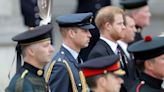 Prince William and Prince Harry Walk Together Behind Queen Elizabeth's Coffin at Her Funeral