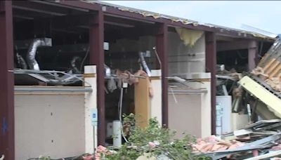 Storms destroy Rogers hair salon