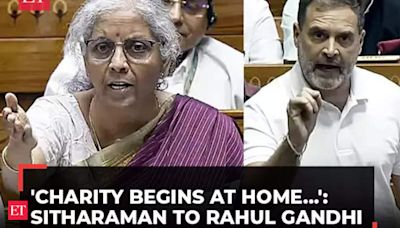 FM Sitharaman to LoP Rahul: Begin charity at home, give reservation in Rajiv Gandhi Foundation