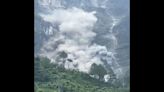 Caught on camera: Scary visuals of landslide on National Highway in Uttarakhand