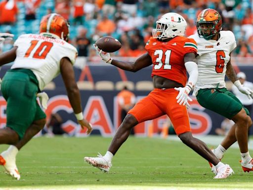 FINAL: No. 12 Miami Hurricanes 56, Florida A&M Rattlers 9