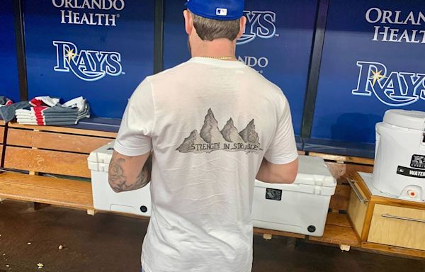 Kansas City Royals wore special T-shirts before game vs. Rays. It was for good cause