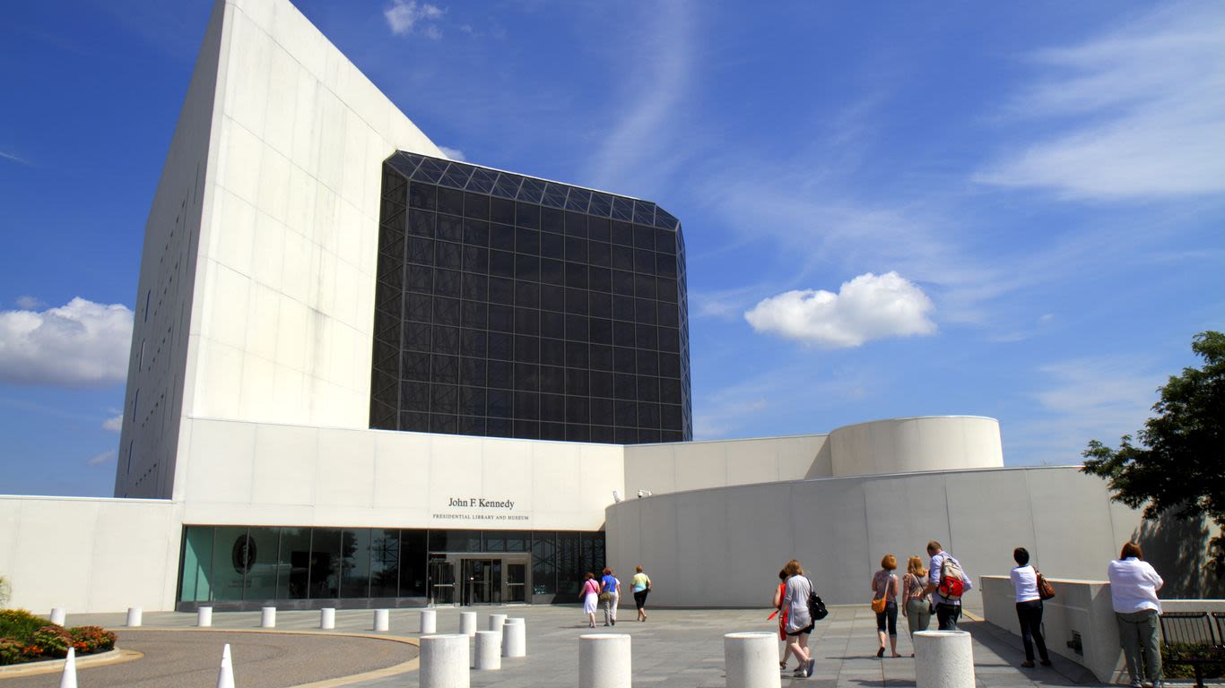 JFK Library hosts free yoga, display of Kennedy's fitness initiatives