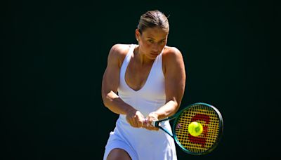 Marta Kostyuk Just Won Her Wimbledon Match in the Tennis Dress Version of Her Wedding Gown