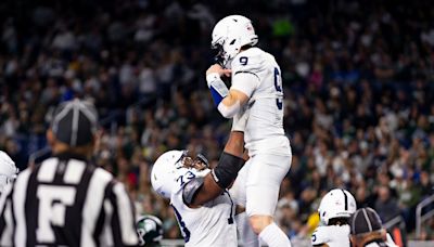 Penn State’s Caedan Wallace finds a home, and a good fit, in the third round of the NFL draft