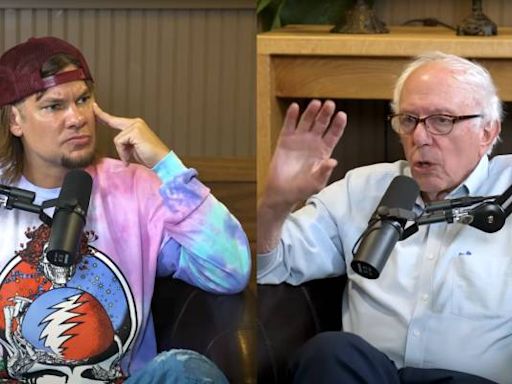 Bernie Sanders tells Theo Von half of cancer patients go bankrupt or broke, and he praises the Canadian system