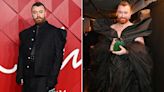 Sam Smith Changes from Towering Heels and a Skirt to a Taffeta Gown at British Fashion Awards