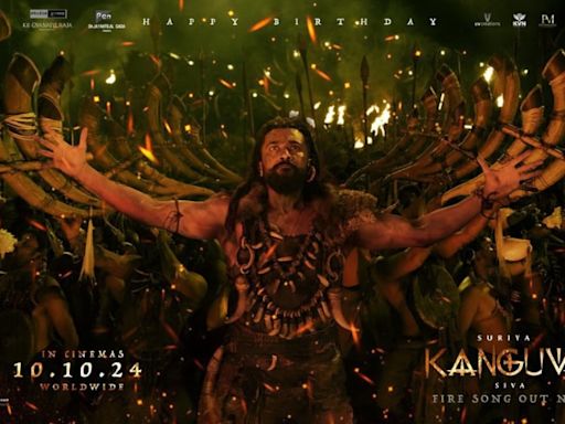 Kanguva Makers Drop First Single 'Fire Song' on Suriya's 49th Birthday- Watch Video