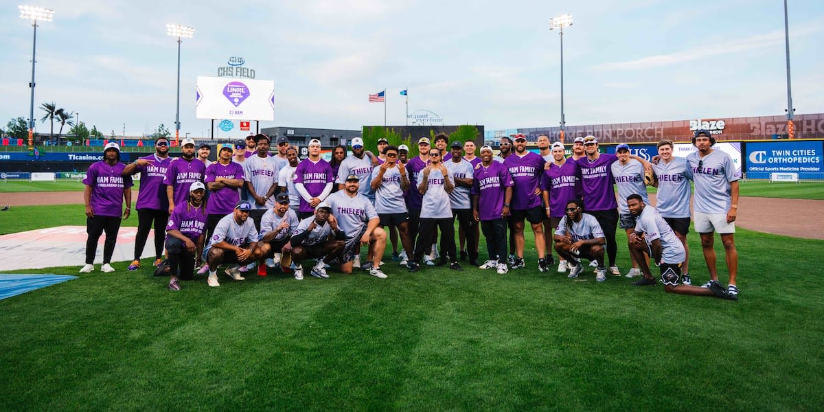 Vikings Defense holds strong versus Offense in Annual Charity Softball Game