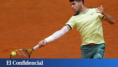 Carlos Alcaraz evita el infarto ante Struff y avanza a los cuartos en Madrid (6-3, 6-7 y 7-6)