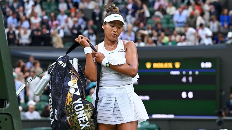 ‘I didn’t feel fully confident in myself’: Naomi Osaka knocked out of Wimbledon by American Emma Navarro | CNN