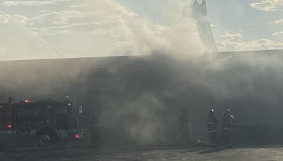 Restaurant in West Valley City strip mall catches on fire, one firefighter hurt