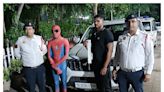 ‘Spiderman’ Spotted Riding On Car's Bonnet in Delhi’s Dwarka, Police Takes Action - News18
