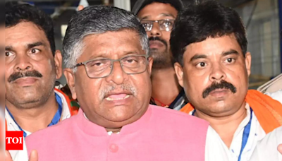 'Shame on Mamata Banerjee...': BJP MP Ravi Shankar Prasad hits out at Bengal CM | Kolkata News - Times of India