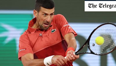 French Open 2024 live: Djokovic survives early scare to win first set against Carballes Baena