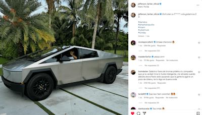 Jefferson Farfán PRESUME su Cybertruck en Miami: ¿Cuánto costó esta LUJOSA camioneta eléctrica?