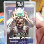 (小郭の舖)  2024 Topps Now LeBron James 詹皇 4萬分 40000分 破紀錄得分卡 原封殼 台灣現貨