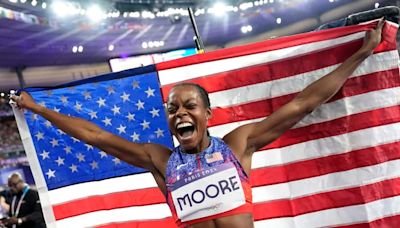 Jasmine Moore of Grand Prairie wins bronze medal in triple jump at Paris Olympics
