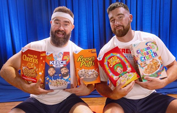 Kelce brothers launching a cereal that combines their 3 favorite brands
