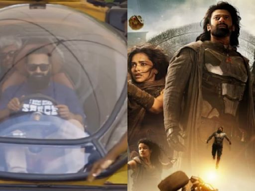 WATCH: Kantara actor Rishab Shetty takes Prabhas' Bujji from Kalki 2898 AD for an enjoyable ride