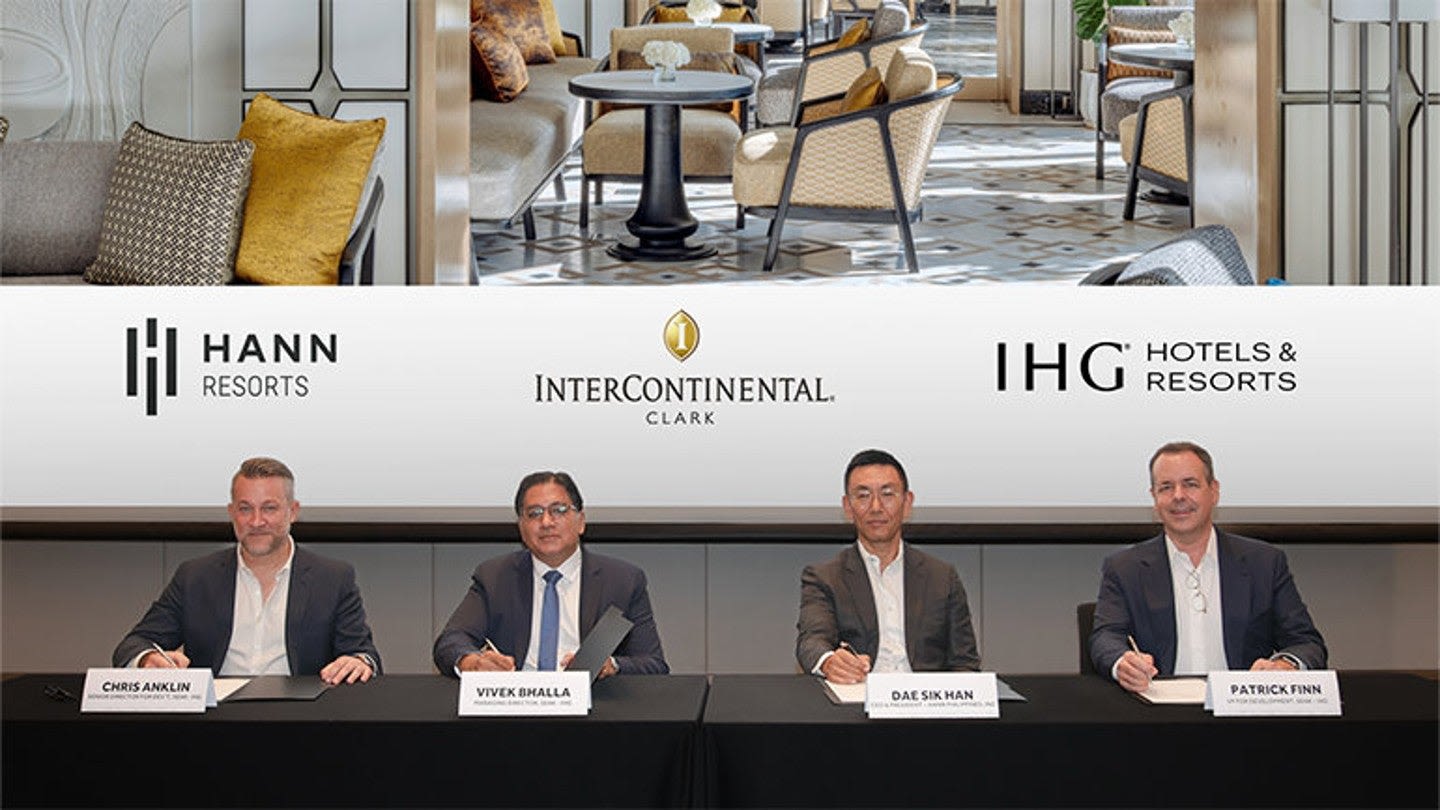 IHG announces return of InterContinental Hotels & Resorts brand to Philippines