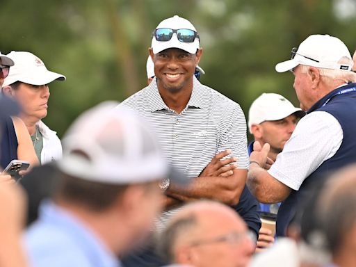 Tiger Woods follows son Charlie at 75th Junior Amateur Championship