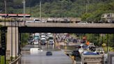 Flooding on DVP in Toronto as torrential rain hits city, GTA