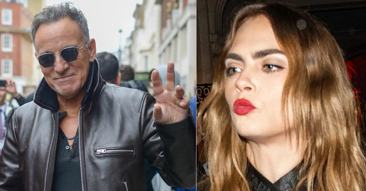 Cara Delevingne 'Had No Idea' the 'Guy' She Took a Photo With at Glastonbury Music Festival Was Bruce Springsteen