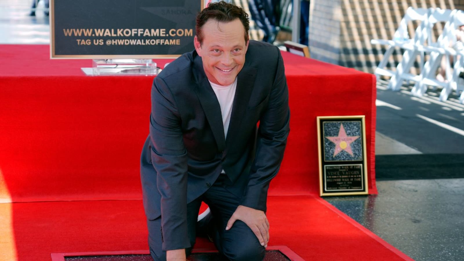 Actor Vince Vaughn honored with star on Hollywood Walk of Fame