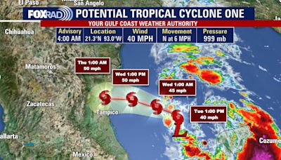 Flood watch issued as potential Tropical Cyclone #1 develops into Alberto| Latest forecast update