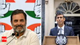 'Victories & setbacks both inevitable ...': Rahul Gandhi writes to Rishi Sunak after UK election results | India News - Times of India