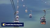 Hong Kong’s popular Ngong Ping 360 cable car attraction on the way up: ex-director