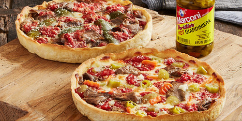 Portillo’s and Lou Malnati’s team up again to bring back Italian Beef Deep Dish Pizza