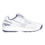 MIZUNO CYCLONE SPEED 4 男女羽球鞋-運動 訓練 美津濃 V1GA238043 白丈青金