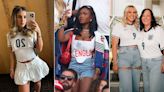 Harry Kane's wife Kate, Tolami Benson and Dani Dyer lead star-studded arrivals at the Euros final match – best photos