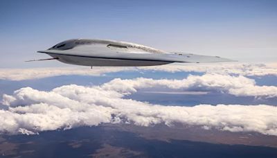 Air Force releases first in-flight photos of newest nuclear stealth bomber