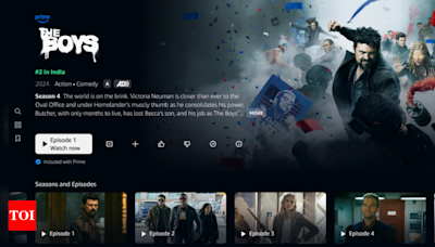 Amazon has announced these new features for Amazon Prime Video users in India - Times of India