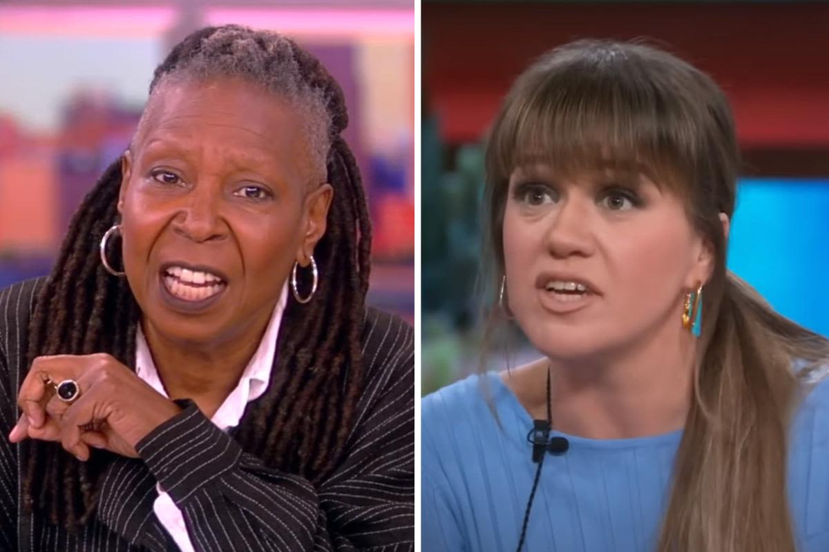 'The View's Whoopi Goldberg defends Kelly Clarkson from critics "kicking her behind" over weight loss