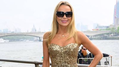 Amanda Holden sparks frenzy as she flaunts ageless looks in tight gold jumpsuit