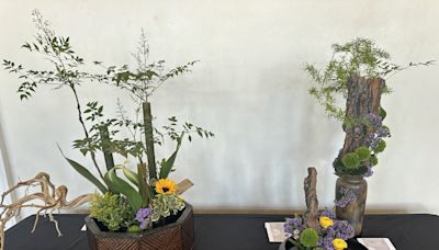 洛城中華花藝展 台灣師生精品展出