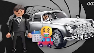 El carro coleccionable de Playmobil inspirado en el Aston Martin de James Bond