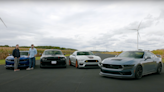 Ford Mustang Dark Horse Takes On Chevy Camaro LT1 and Dodge Challenger 392