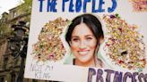 Demonstrators Show Support For Meghan Markle Amid King Charles' Coronation