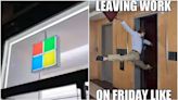 Microsoft global outage: Memes flood X as corporate employees celebrate 'early Friday'. Best ones