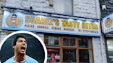 Takeaway named after 'infamous' footballer reopens under new management